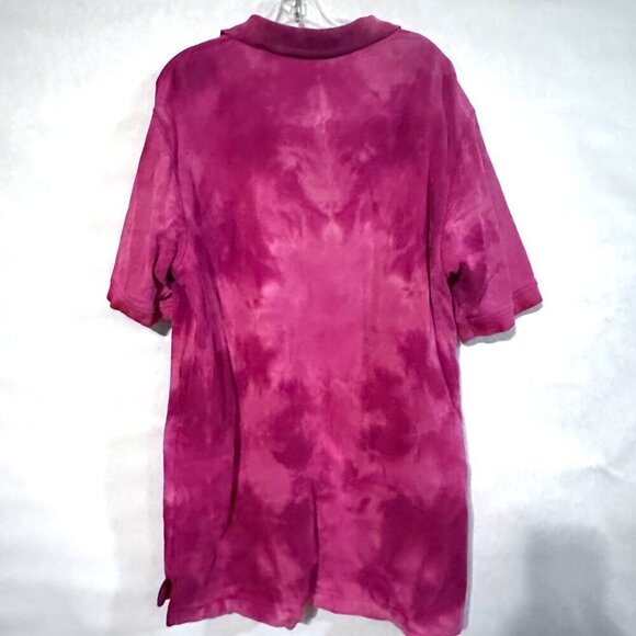 LL BEAN RED (not pink) Polo Short Sleeve Shirt Large Cotton NWOT - Picture 4 of 5
